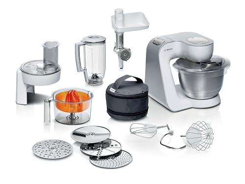 Bosch CreationLine 7 in 1 Stand Mixer MUM58259GB with 11 accessories, 7 Speeds, dough hook, whisk,...