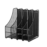 *Desktop File Organizer: This file organizer for desk is a perfect choice to organize magazines, books, mail, catalogs, reports, file folders etc. Keep your desktop neat.