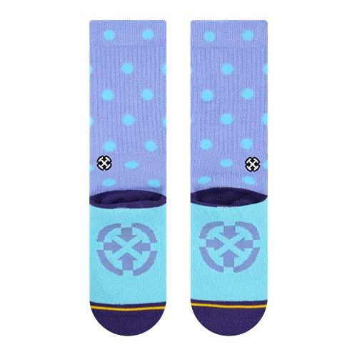 MERGE4 Spidey Periwinkle Polka Dots Unisex Crew Socks3