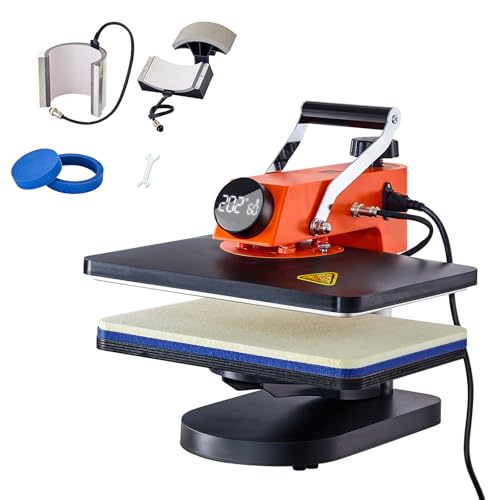 Multifunzione 5 in 1: preparati a sostituire facilmente piastre riscaldanti, presse per tazze e accessori per presse a caldo per cappelli senza attrezzi, dimezzando il tempo impiegato! Le diverse presse a caldo ti aiutano a creare fantastici vestiti, cappelli, tazze, borse di tela, federe e altri articoli personalizzati.