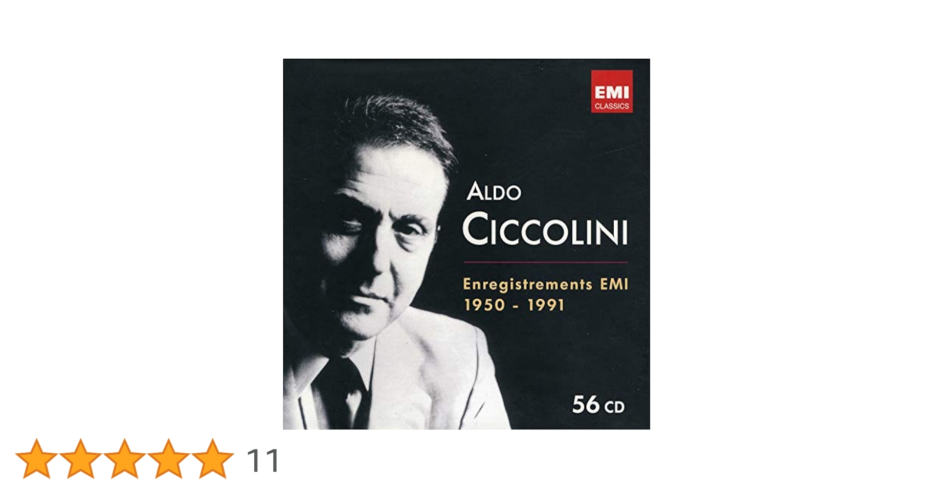 チッコリーニ (P) EMI 1950-1991 録音全集　56CD Amazon.co.jp: Aldo Ciccolini: The Emi Recording 1950-1991