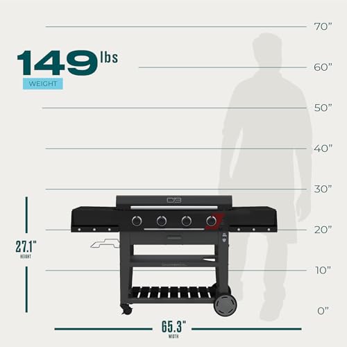 Charbroil-36-Performance-Series-Deluxe-Propane-Gas-Griddle-with-Cart-4-Burner-Flat-Top-Grill-Black-463285924