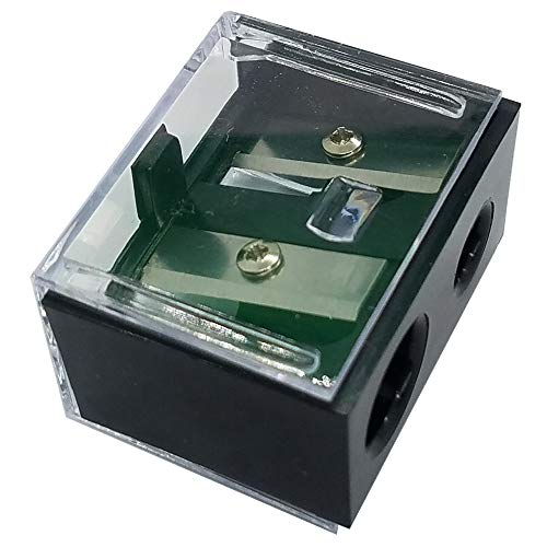 Rxtour Dual Cosmetic Pencil Sharpener Eye Makeup Pencil Sharpener Transparent #TOP2