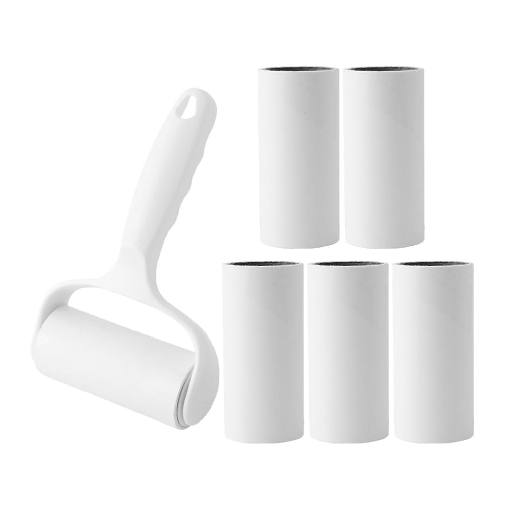 Healvian 1set Adesivo per Rimozione Pelo Animali Domestici Portatile con Ricariche per Tappeti e Abbigliamento Facile da Usare e Pratico per Casa e Viaggi