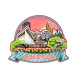 Taille : la taille de l'aimant de réfrigérateur est d'environ 7,6 cm. Il est composé de trois couches de bois, avec un sens de hiérarchie et tridimensionnel.