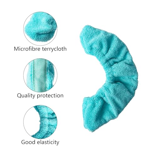 Klmnop Ice Skate Blade Cover, Winter Skate Guards Skate Cover Youth Hockey Skate Blade Protector for Ice Skates, Sports Ice Skate Blade Cover for Youth Adult Men and Women(PeacockBlue/M)