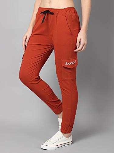 Image of dockstreetWomen Lowers Bz17fire Brown dckprnttoko Mfire Brown dockstreet Pocket Desgin M