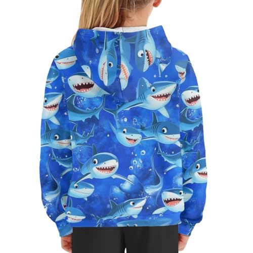 WELLFLYHOM Hoodies Graphic Sweatshirt for Girls Boys 6-16 Long Sleeve Hoodie Novelty Pullover Sweater Shirts4