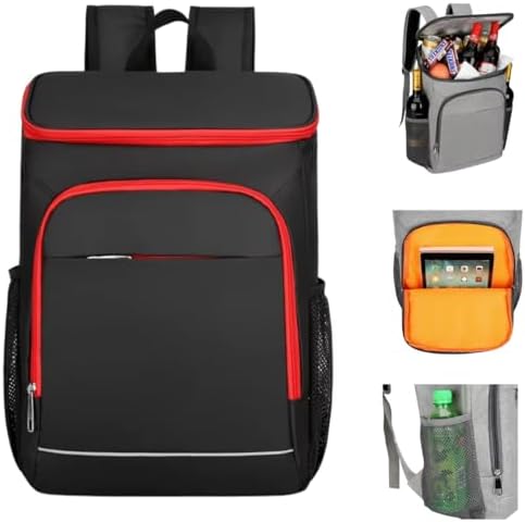 Mochila Cooler Térmica Impermeável 30 Litros Grande Bolsa de Cost...