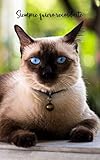  Siempre quiero recordarte: Cuaderno de contraseñas discreto  109 Páginas  432 Espaciosas cajas de registro  Gato Siamés  Sitio web, Nombre de ... x 20,3 cm  Seguridad de internet  Registro
