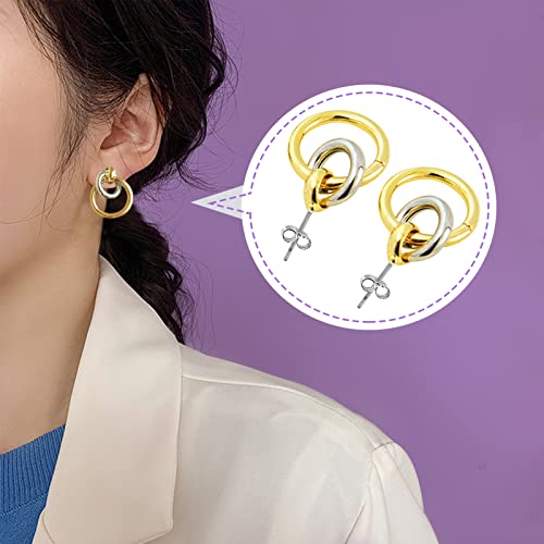 TOAOB 20pcs Earring Backs 925 Sterling Silver Butterfly Style Safety Scrolls Earring Stoppers Universal Size for Earring Making