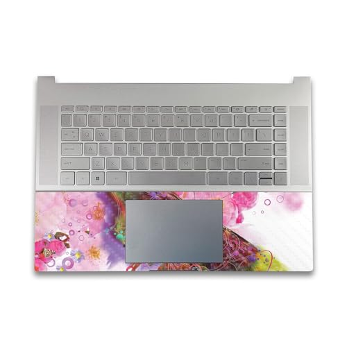 Image of Carbon Fiber Gaming Skin Compatible with HP Envy x360 16 inch (2023) - Hippie Butterfly - Premium 3M Vinyl Protective Wrap Decal Cover - Easy to Apply | Crafted in The USA by MightySkins