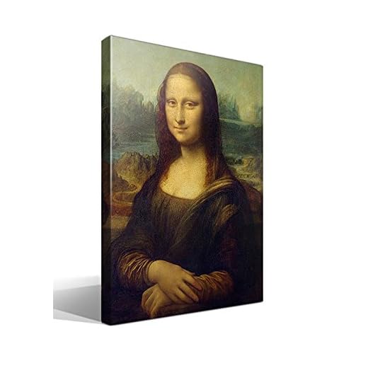 Cuadro Canvas Gioconda o Mona Lisa de Leonardo Da Vinci - 40cm x 55cm