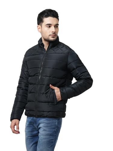 Image of JACK & JONES Men's Polyester Standard Length A-Line Coat