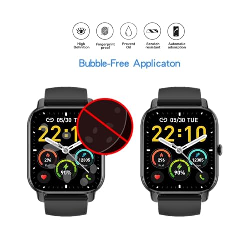 MIHENCE Screen Protector Compatible with Nerunsa 1.85 Inch Smartwatch - Image 4