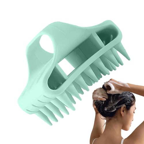 Cepillo ligero para cuero cabelludo – cepillo de silicona suave para el cabello, masseur champú suave | Exfoliante ergonómico para la cabeza, relajantes en la ducha para la caspa, limpieza