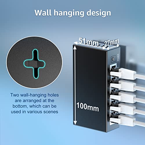 Vimin 5 Port Gigabit Ethernet Switch Unmanaged, Network Ethernet Splitter, Desktop Or Wall Mount, Fanless, Plug And Play,Metal Casing, Mini Body.vm-Gs0500 #TOP5