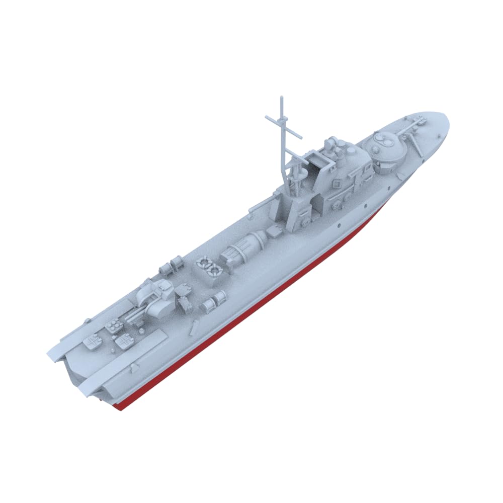 MRY-SFW SSC72769S-A 1/72 zestaw do budowy modelu wojskowego, sowiecka łódź patrolowa graniczna Pr. 1204, pełny kadłub