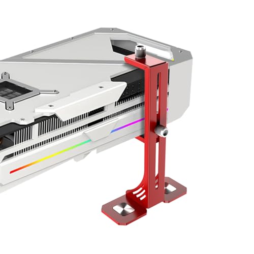 Soporte para GPU con imán ajustable antideslizante color rojo miniatura 1
