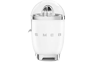 Smeg White Retro Citrus Juicer: A Burst of Style and Functionality