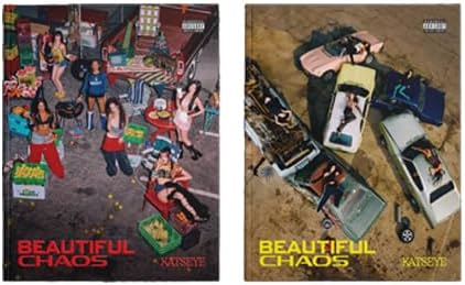 KATSEYE - 'BEAUTIFUL CHAOS' (BEAUTIFUL VER/CHAOS VER) (2types Random Ver.) 1ea + Official Exclusive Photocard 1ea (Random 1 Out of 6)