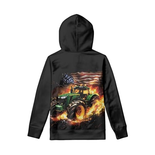 Talayituse Hoodies Sweatshirts for Boys Kids Casual Long Sleeve Pullover Hooded Jumpers Tops with Pocket for 6-16 Years4