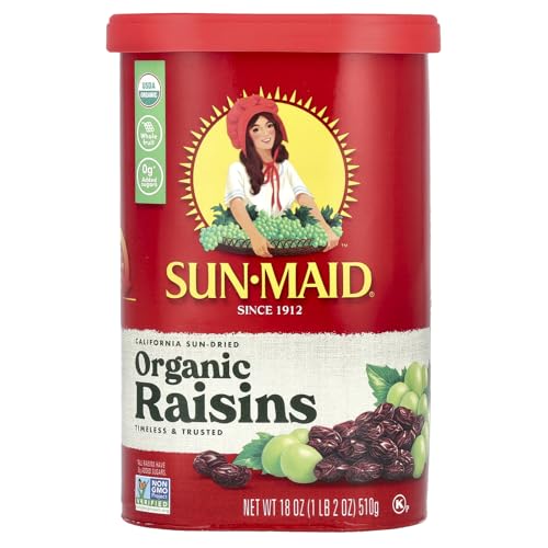 Sun-Maid, California Organic Raisins, 18 Ounce