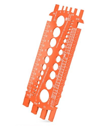 Screw Thread Measure Gauge Tool for DIY Projects