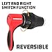 Powerbuilt Ratcheting Palm L-Handle Mini Bit Driver, Fits 1/4 Inch Screwdriver Bits, Small Space, Furniture Assembly, Bikes - Red 941487