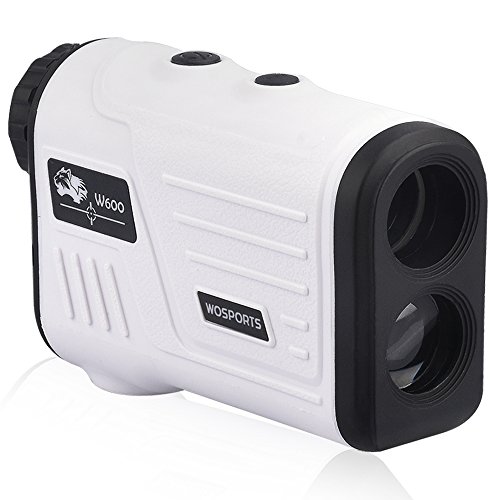WOSPORTS Golf Rangefinder, Laser Range Finder, Golf Trajectory Mode, Flag-Lock and Distance/Speed/Angle Measurement - Golf Scope