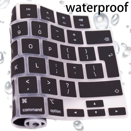 Silicone Keyboard Cover for MacBook Air 13.6 inch M2 A2681 2023 2022 & MacBook Pro 14/16 inch M1 Pro/Max A2442/A2485 2023 2022 2021 - Image 3