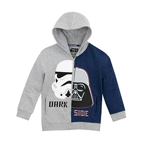 STAR WARS Boys Gray and Blue Hoodie Cover