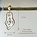 WLWDBY Handmade Dali clock earrings - Hand - drawn Roman numerals，Melting Clock Design，925 silver 14K gold-plated ear hooks，艺术垂坠耳环，独特女性礼物