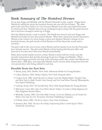 Los cien Vestidos (The Hundred Dresses): An Instructional Guide for Literature - Spanish Novel Study Guide with Close Reading and Writing Activities (Great Works Classroom Resource) (Spanish Edition) - Image 4