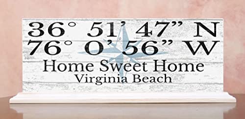 GPS Coordinates Sign Custom Latitude Longitude Location