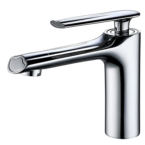 Mitigeur lavabo noir monotrou mélangeur eau chaude froide pour meuble vasque salle de bain