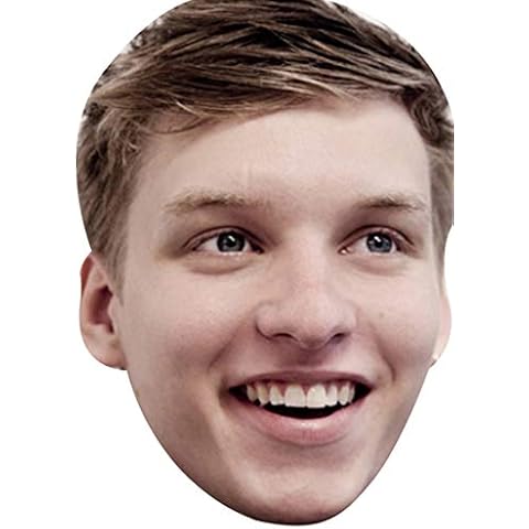 George Ezra Music Star 2018 Celebrity Cardboard Party Face Mask Fancy Dress Cover