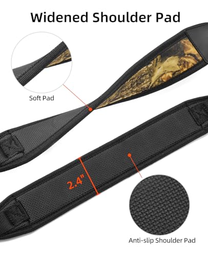 EZshoot Two Point Sling with Wide Pad, Rifle Sling Length Adjustable - image 3