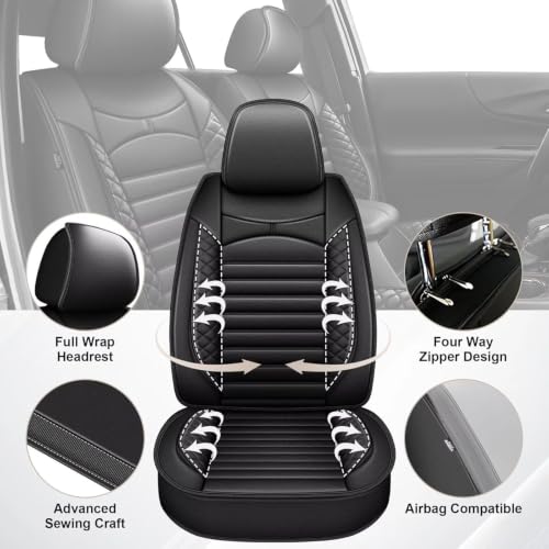 Image of For Subaru Outback Seat Covers 2007-2026 2027 Full Set Faux Leather
