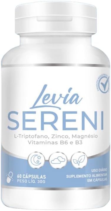 Levia Sereni 1 Pote c/ 60 Cápsulas - Suplemento Alimentar para Au...