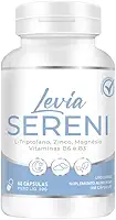 Levia Sereni 1 Pote c/ 60 Cápsulas - Suplemento Alimentar para Auxiliar no combate contra a Ansiedade, Insônia e Stress