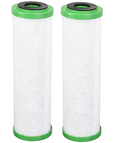 Filtre eau hma Pentek CBR2-10 élimine le mauvais goût de l'eau du robinet lot de 2 cartouches 10"