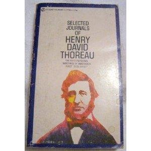 Paperback Selected Journals of Henry David Thoreau - 3rd printing Book