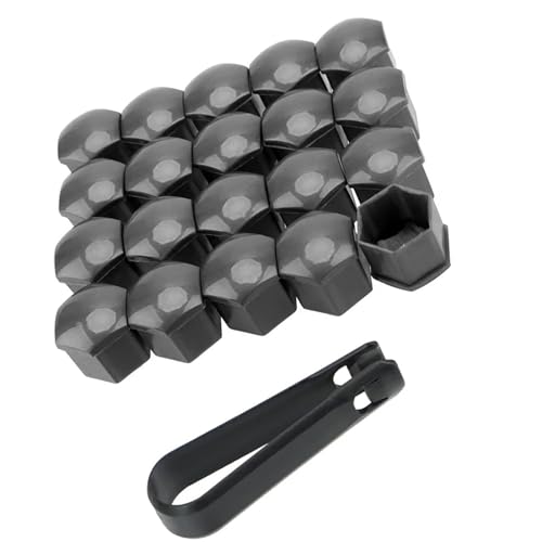Tapas para tornillos de coche de 19 mm evita corrosión en tuercas Audi A5 Q3 juego gris