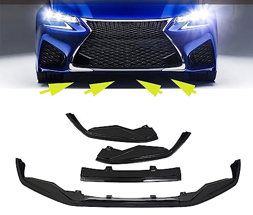Spoiler de pare-chocs avant Lexus GS350 F Sport 2013 2014 2015 lame 3 pièces