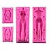 WYD 3D Male and Female Full Body Mold,DIY Cake Decoration Tools (Male and Female)