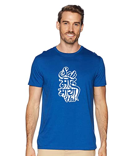 Image of T-Shirt for Men SAB MOH Maya HAI Funny Hindi Quote Tees