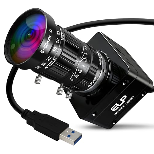 Caméra 4K UHD 3840P zoom optique 10x manuel pour gravure laser Lightburn