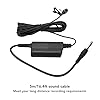 ASHATA Lavalier Lapel Microphone Omnidirectional Clip On Wired Mic for Drum Saxophone Piano, Lightweight Black ABS Material #3