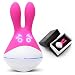 10 Vibrating Function Rabbit G-Spot Vibrator - Quiet yet Powerful Rechargeable Massager Clit Stimulator Sex Toy for Women - Beginner and Advanced Adult Toy (Rose)
